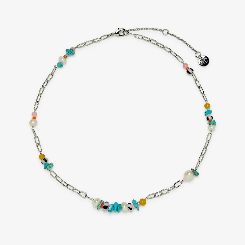 Shop Classic Women's  Necklaces & Pendants with a Modern Twist-Sweet Melody Chain & Bead Choker