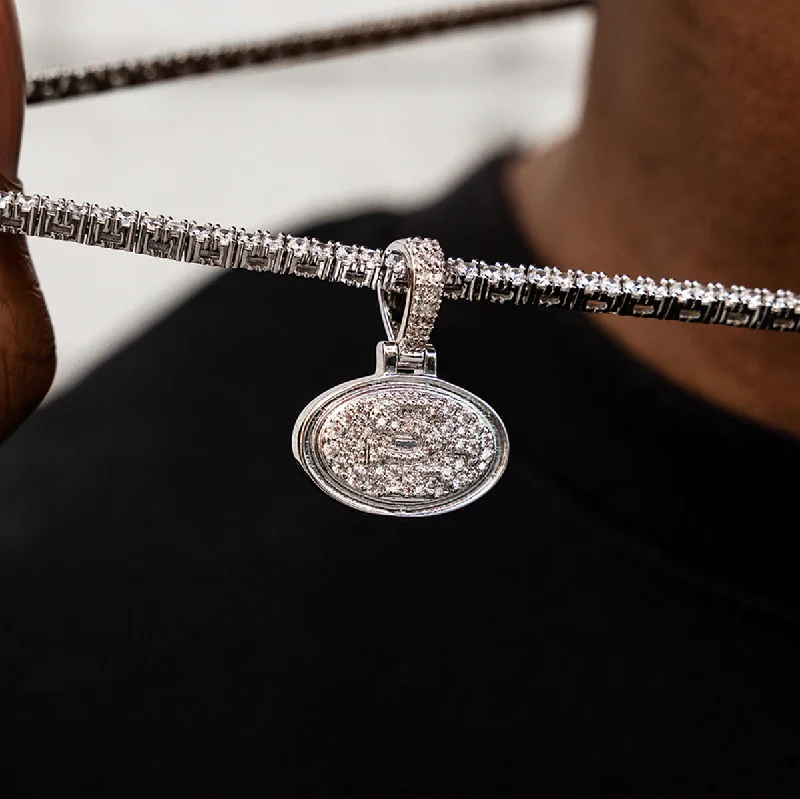 Exclusive Men's Necklaces & Pendants for the Modern Gentleman-San Francisco 49ers Official NFL Micro Logo Pendant - White Gold Exclusive Men's Necklaces & Pendants for the Modern Gentleman-San Francisco 49ers Official NFL Micro Logo Pendant - White Gold