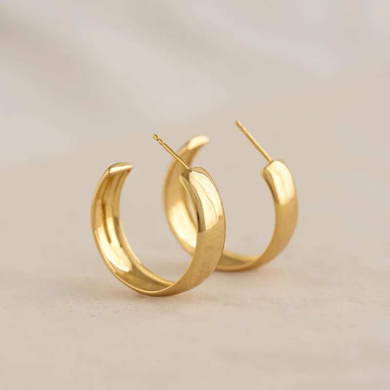 Women's Earrings – Elegant Designs for Every Personality--Large Bold Hoop Earrings - Mina Women's Earrings – Elegant Designs for Every Personality--Large Bold Hoop Earrings - Mina