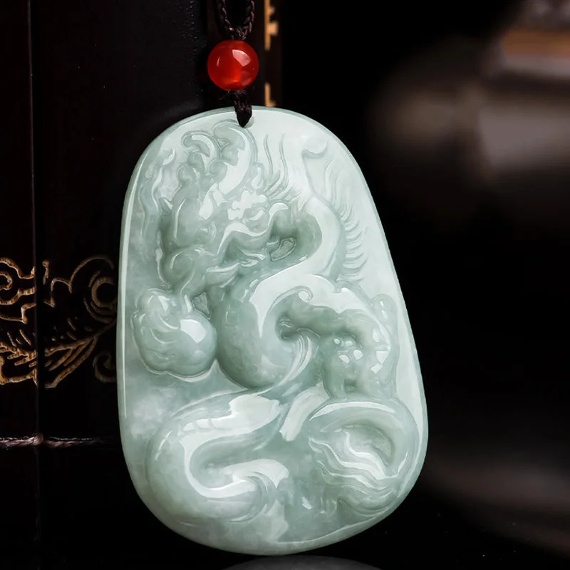 Shop Classic Women's Necklaces & Pendants with a Modern Twist-Buddha Stones Chinese Zodiac Flying Dragon Jade Protection Necklace String Pendant Shop Classic Women's Necklaces & Pendants with a Modern Twist-Buddha Stones Chinese Zodiac Flying Dragon Jade Protection Necklace String Pendant