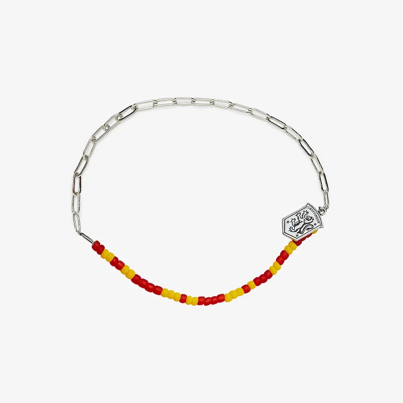Personalized Bangles with Birthstones for Women-Gryffindor™ Half n Half Bracelet
