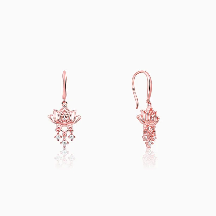 Women's Earrings – Elegant Designs for Every Personality--Rose Gold Ramaniya Komal Earrings