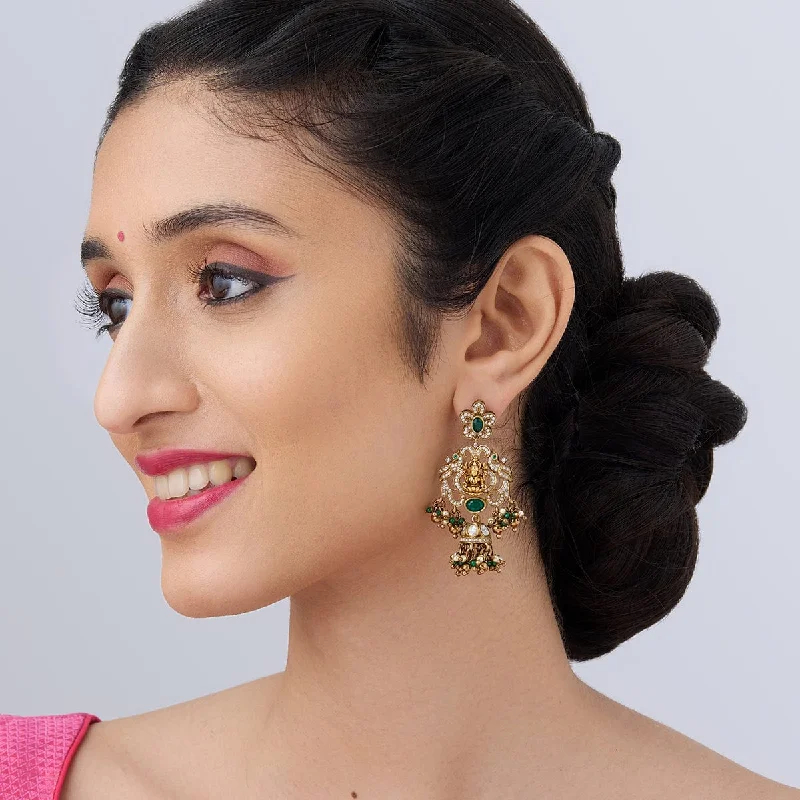 Women's Earrings – Elegant Designs for Every Personality--Silver Temple Earring 161482 Women's Earrings – Elegant Designs for Every Personality--Silver Temple Earring 161482