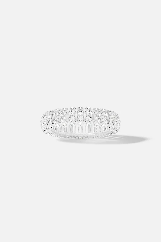 Chic Women's Rings for Fashion-Forward Looks-Pavé Ring