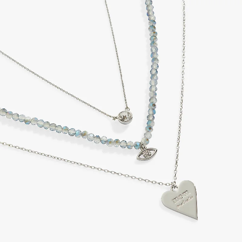Shop Classic Women's Necklaces & Pendants with a Modern Twist-Mom Layered Necklace Set Shop Classic Women's Necklaces & Pendants with a Modern Twist-Mom Layered Necklace Set