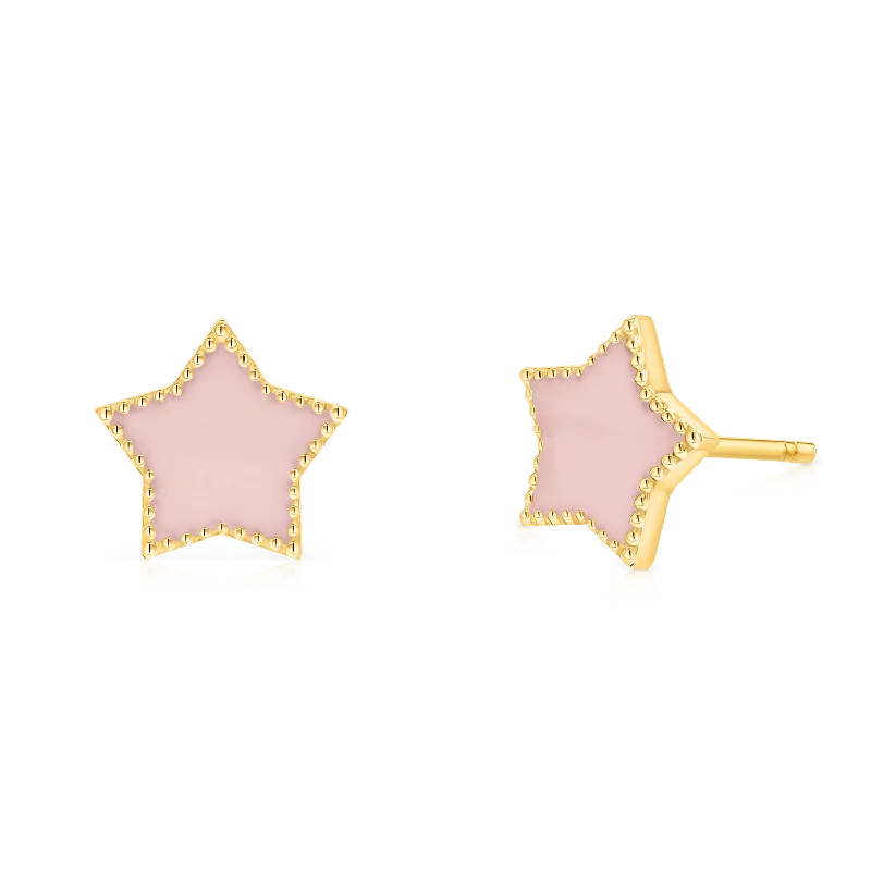 Women's Earrings – Elegant Designs for Every Personality--Enamel Star Earrings