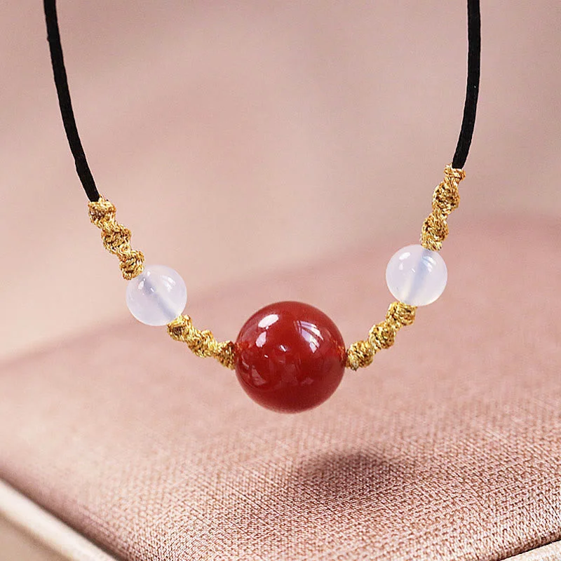 Shop Classic Women's Necklaces & Pendants with a Modern Twist-Buddha Stones Natural Red Agate Chalcedony Self-acceptance Confidence String Bead Bracelet Necklace Pendant Shop Classic Women's Necklaces & Pendants with a Modern Twist-Buddha Stones Natural Red Agate Chalcedony Self-acceptance Confidence String Bead Bracelet Necklace Pendant