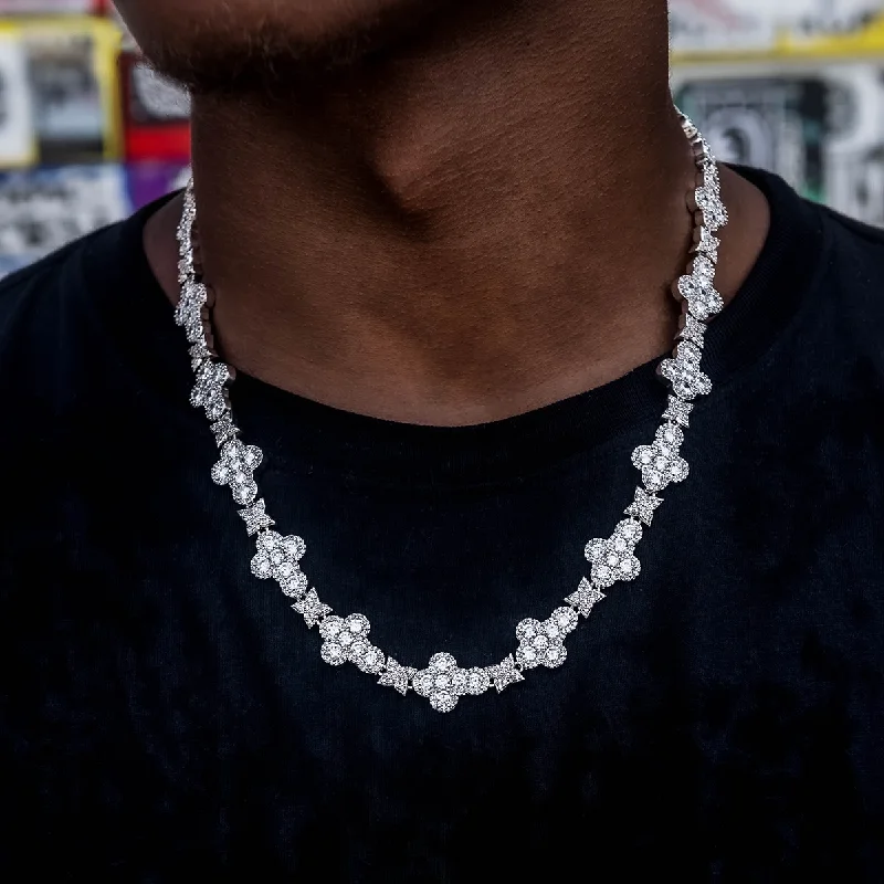 Exclusive Men's Necklaces & Pendants for the Modern Gentleman-Rounded Cross Pave Star Chain Exclusive Men's Necklaces & Pendants for the Modern Gentleman-Rounded Cross Pave Star Chain