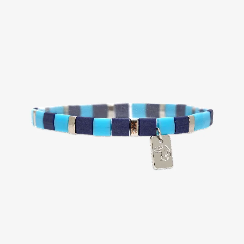 Modern Metal Bracelets for Men-Ravenclaw™ Tile Bead Stretch Bracelet