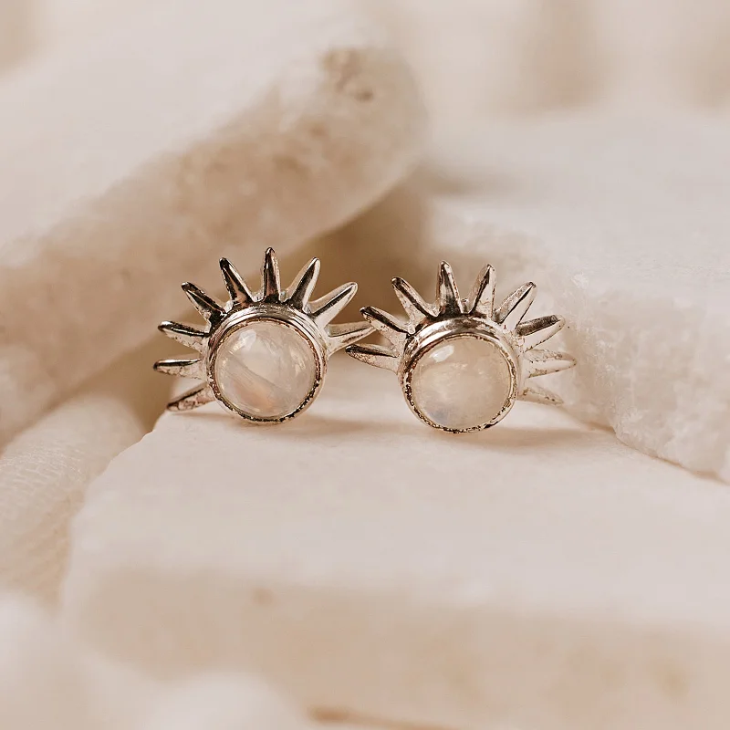 Women's Earrings – Elegant Designs for Every Personality--Sunrise Moonstone Earrings