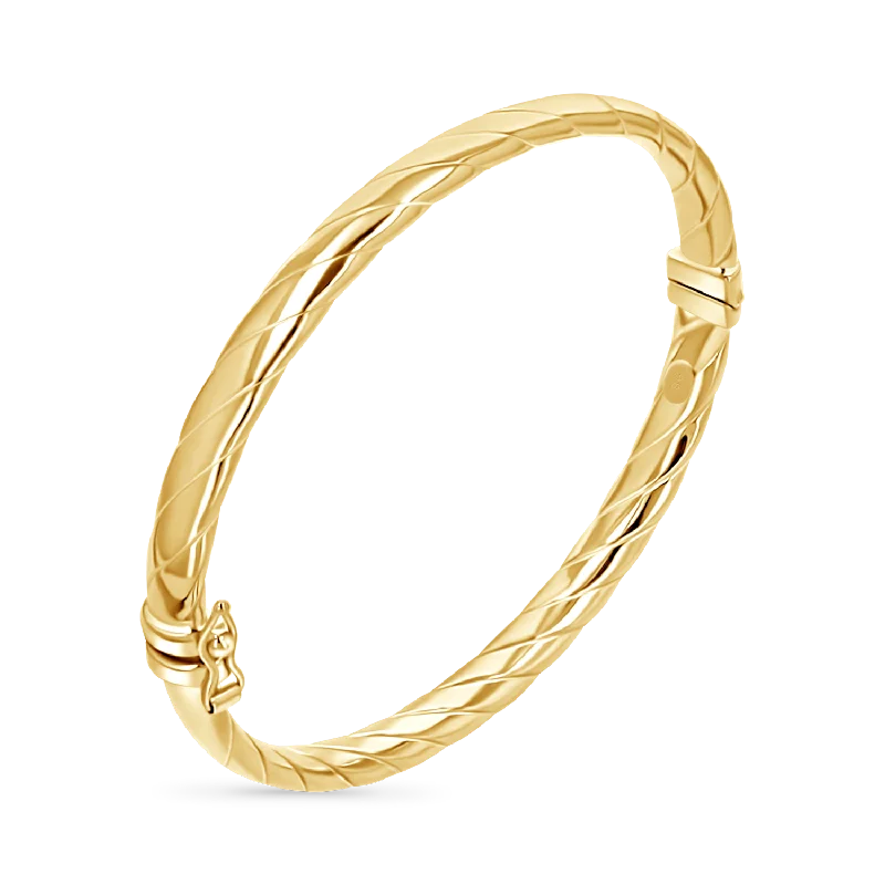 Personalized Braided Leather Bracelets for Men-Puff Croissant Bangle