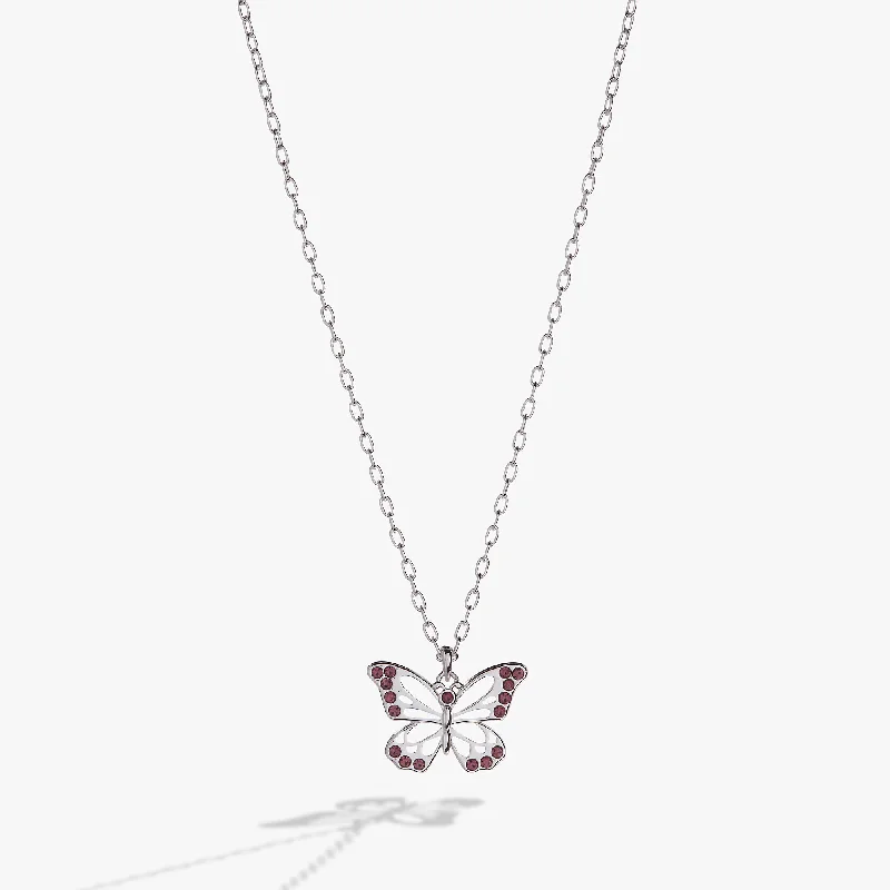 Shop Classic Women's Necklaces & Pendants with a Modern Twist-Butterfly and Crystal Necklace Shop Classic Women's Necklaces & Pendants with a Modern Twist-Butterfly and Crystal Necklace