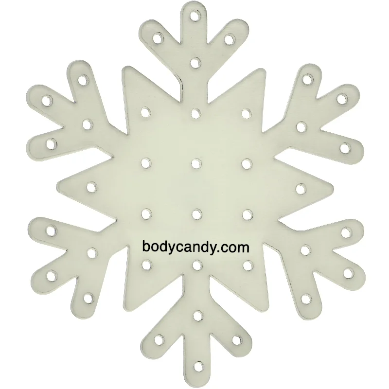 Women's Earrings – Elegant Designs for Every Personality--Glow in the Dark Snowflake Travel Flat Back Earring Palette Women's Earrings – Elegant Designs for Every Personality--Glow in the Dark Snowflake Travel Flat Back Earring Palette
