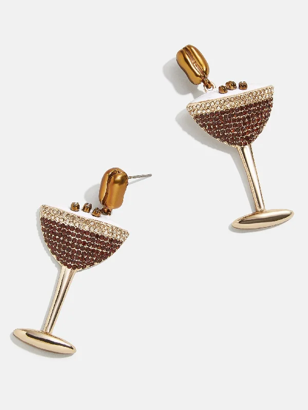 Women's Earrings – Elegant Designs for Every Personality--Espresso Yourself Earrings - Espresso Martini Women's Earrings – Elegant Designs for Every Personality--Espresso Yourself Earrings - Espresso Martini