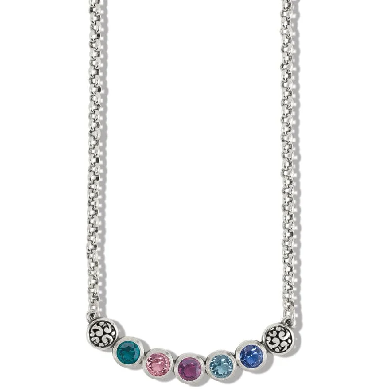 Shop Classic Women's Necklaces & Pendants with a Modern Twist-Elora Gems Dots Curve Necklace Shop Classic Women's Necklaces & Pendants with a Modern Twist-Elora Gems Dots Curve Necklace