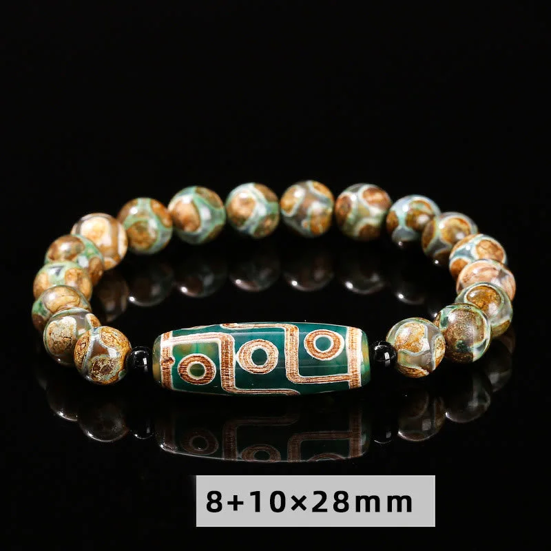 Affordable Silver Bracelets for Men-Buddha Stones Tibetan Nine-eye Dzi Bead Natural Sandalwood White Cat's Eye Agate Power Protection Bracelet Affordable Silver Bracelets for Men-Buddha Stones Tibetan Nine-eye Dzi Bead Natural Sandalwood White Cat's Eye Agate Power Protection Bracelet