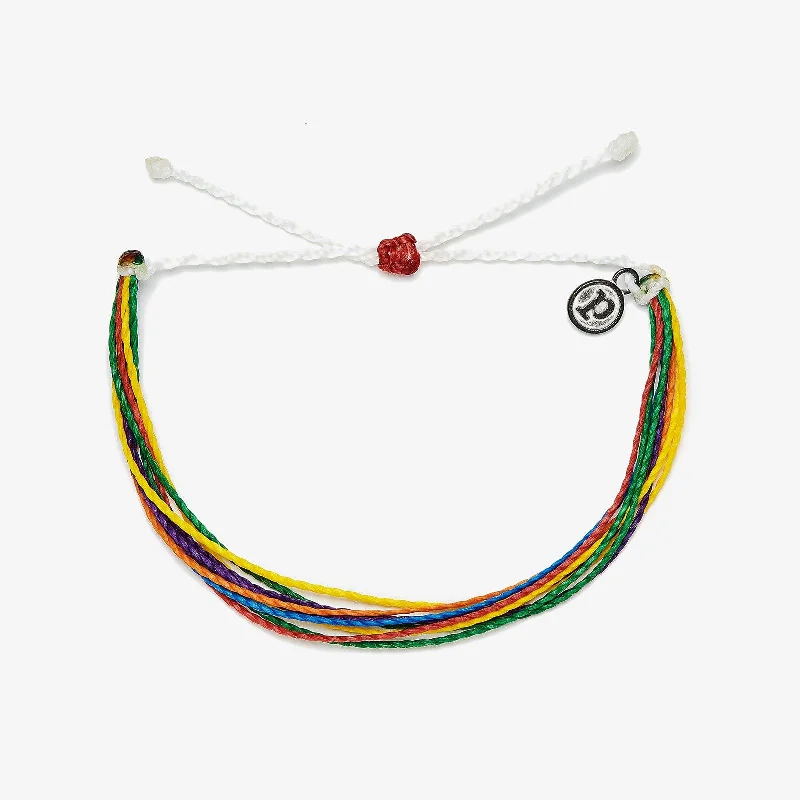 Stainless Steel and Leather Bracelets for Men-Pride Bracelet
