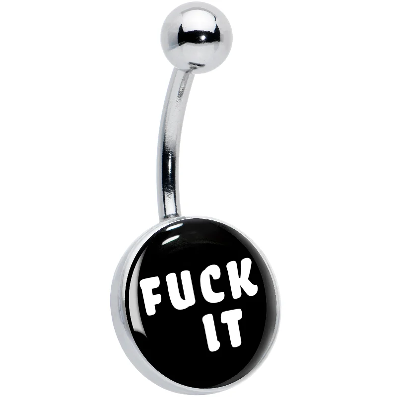 Designer Belly Rings for Unique Looks -F*ck It Belly Ring