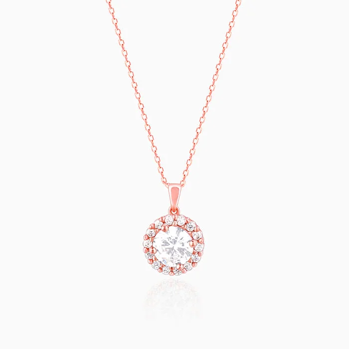 Shop Classic Women's Necklaces & Pendants with a Modern Twist-Rose Gold Eve Beauty Pendant With Link Chain Shop Classic Women's Necklaces & Pendants with a Modern Twist-Rose Gold Eve Beauty Pendant With Link Chain