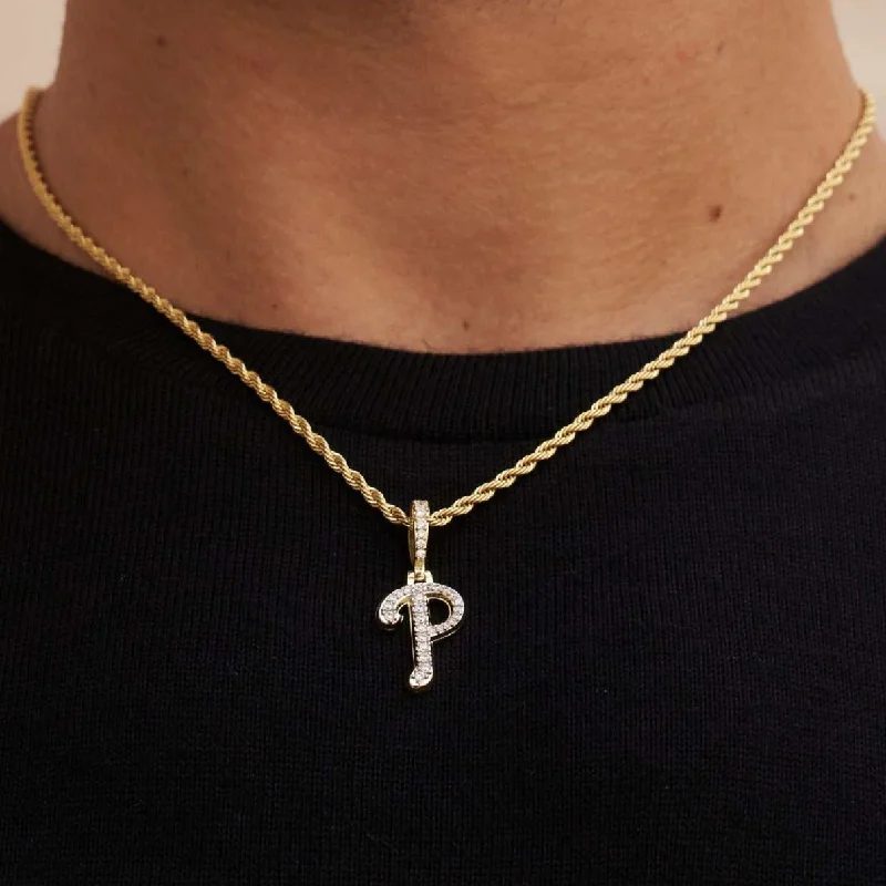 Exclusive Men's Necklaces & Pendants for the Modern Gentleman-Philadelphia Phillies Official MLB Micro Logo Pendant Exclusive Men's Necklaces & Pendants for the Modern Gentleman-Philadelphia Phillies Official MLB Micro Logo Pendant