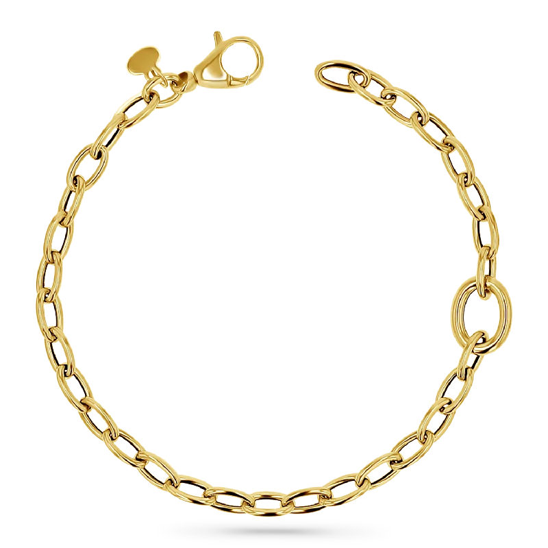 Men's Charm Bracelets-Yaris Chain Link Bracelet