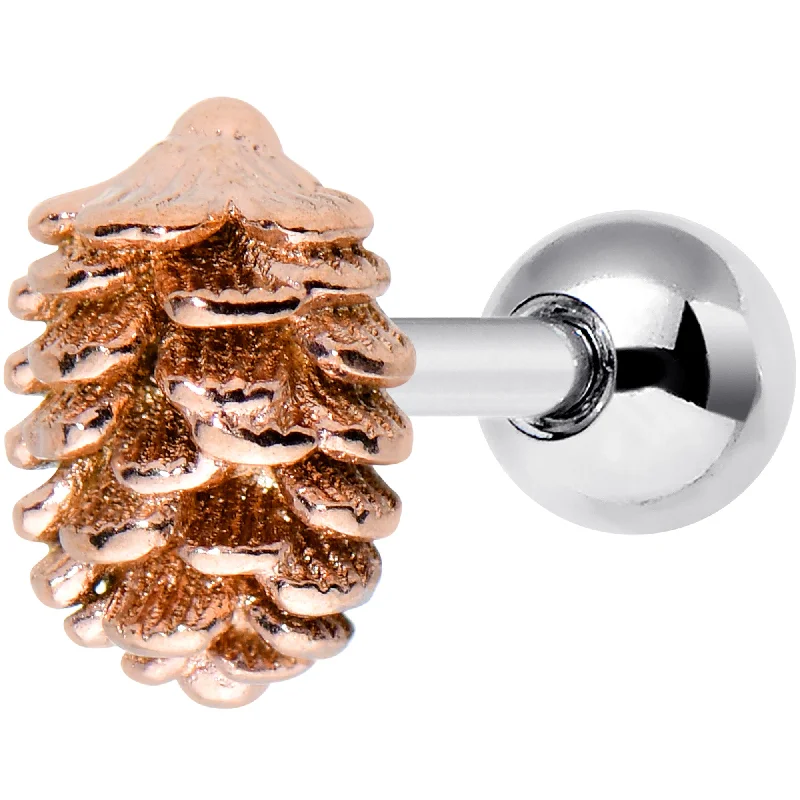 Women's Earrings – Elegant Designs for Every Personality--16 Gauge 1/4 Autumn Pine Cone Cartilage Tragus Earring Women's Earrings – Elegant Designs for Every Personality--16 Gauge 1/4 Autumn Pine Cone Cartilage Tragus Earring