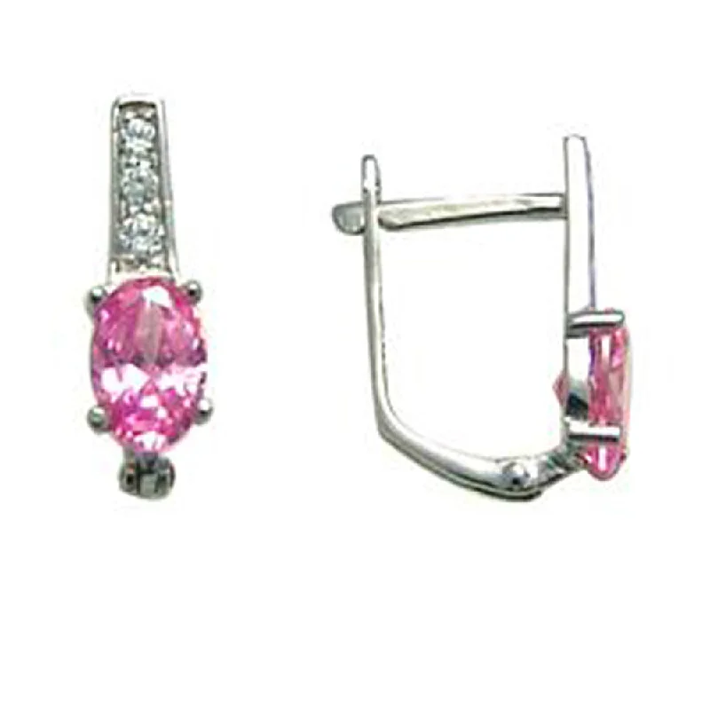 Women's Earrings – Elegant Designs for Every Personality--14kt White Gold CZ October Birthstone Leverback Earrings Women's Earrings – Elegant Designs for Every Personality--14kt White Gold CZ October Birthstone Leverback Earrings