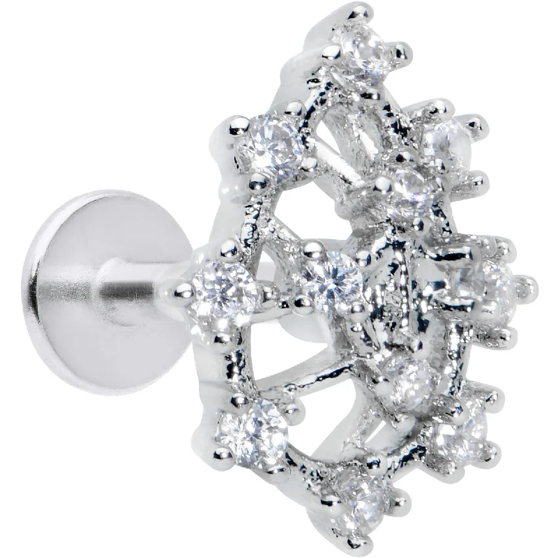 Affordable and Stylish Lip Rings16 Gauge 1/4 Clear CZ Gem Constellation Labret Monroe Tragus Affordable and Stylish Lip Rings16 Gauge 1/4 Clear CZ Gem Constellation Labret Monroe Tragus