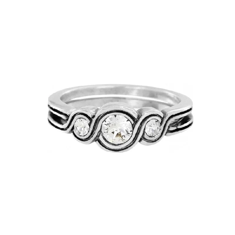 Chic Women's Rings for Fashion-Forward Looks-Infinity Sparkle Ring