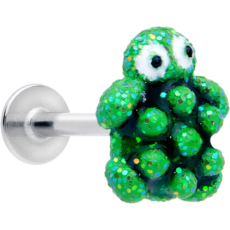 Bold Lip Rings for Statement Fashion16 Gauge 5/16 Texture Turtle Labret Monroe Tragus