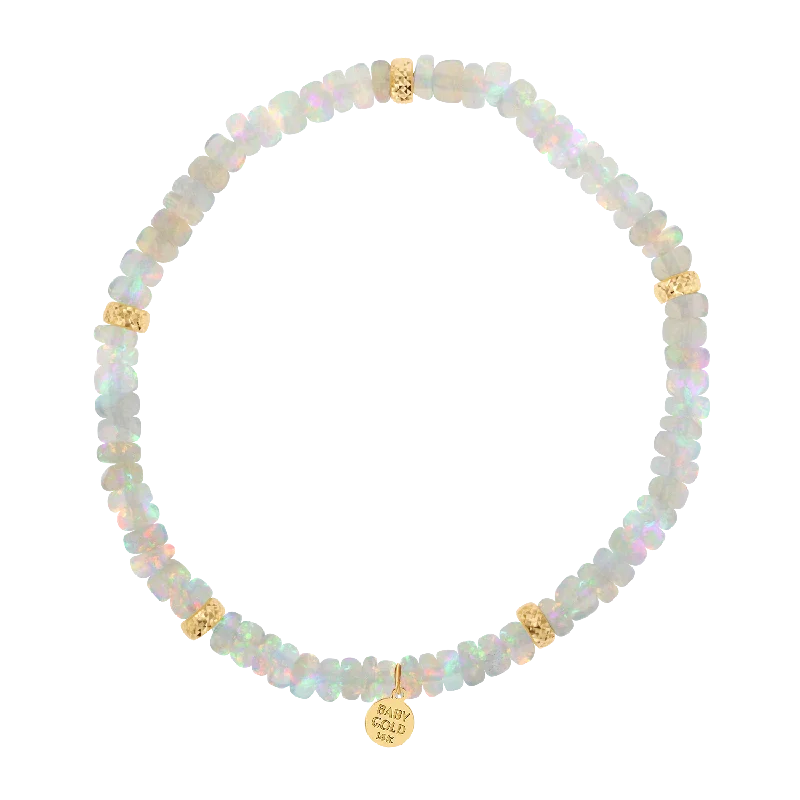 Bracelet Watches for Men-Opal Beaded Bracelet