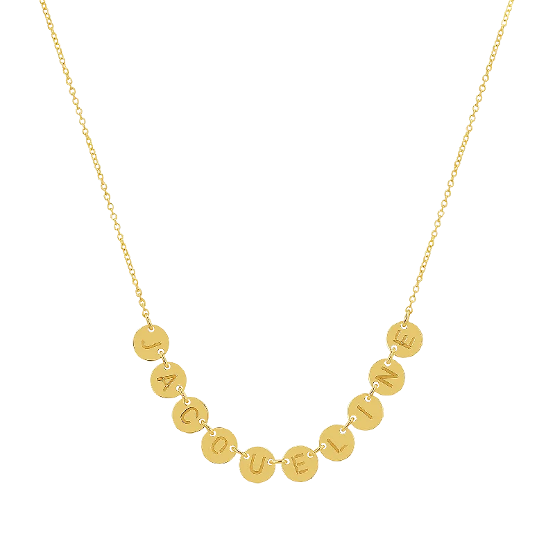 Shop Classic Women's Necklaces & Pendants with a Modern Twist-Round Bubble Name Necklace Shop Classic Women's Necklaces & Pendants with a Modern Twist-Round Bubble Name Necklace