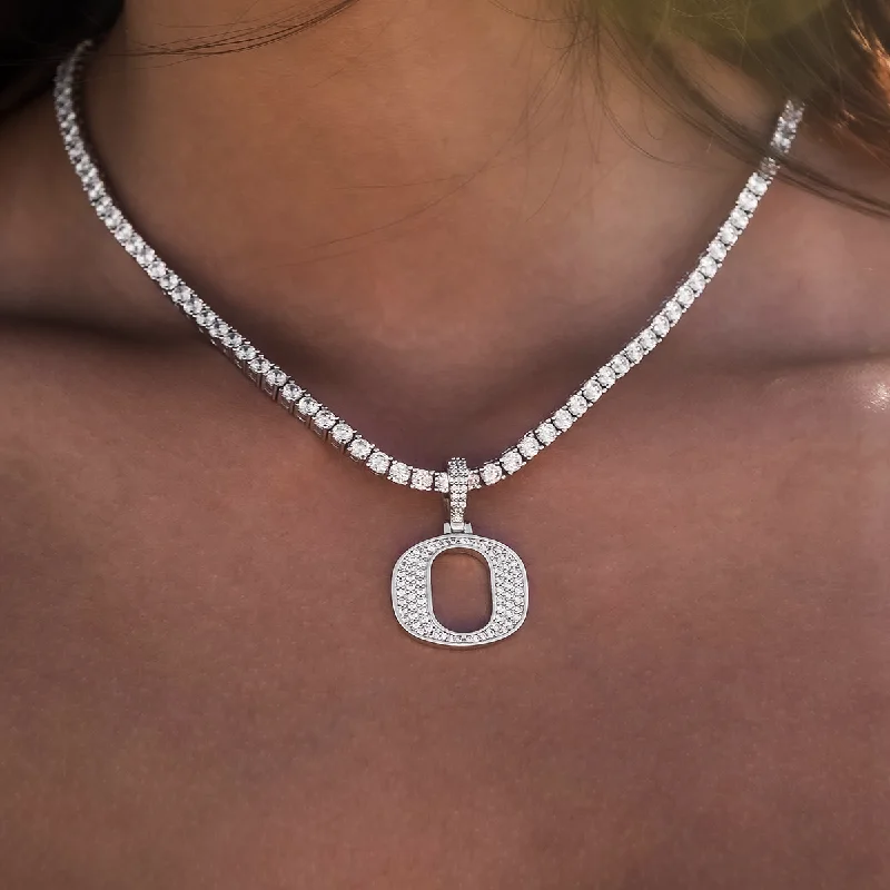 Shop Classic Women's  Necklaces & Pendants with a Modern Twist-Oregon Ducks Official NCAA Micro Logo Pendant