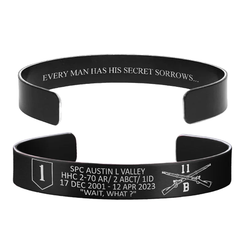 Stylish Bracelets for Men with Engraving-SPC Austin Valley Memorial Band – Hosted by the Valley Family Stylish Bracelets for Men with Engraving-SPC Austin Valley Memorial Band – Hosted by the Valley Family