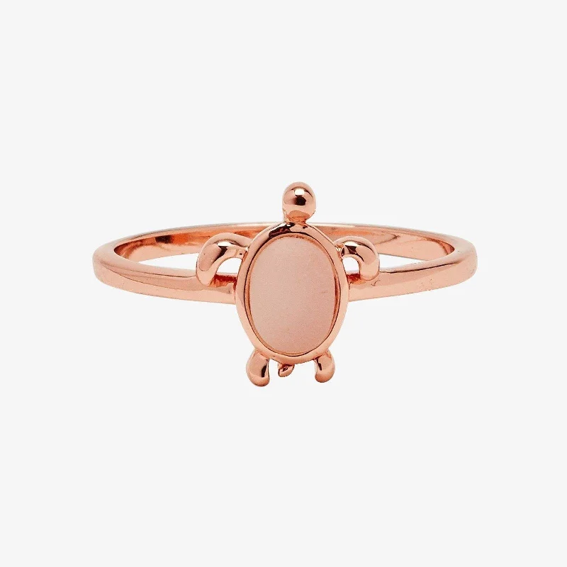Chic Women's Rings for Fashion-Forward Looks-Sea Turtle Ring