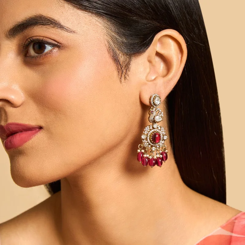Women's Earrings – Elegant Designs for Every Personality--Kundan Earring 173913