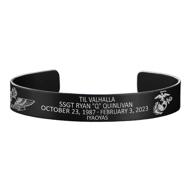 Elegant Wrap Bracelets for Men-SSGT Ryan Quinlivan Memorial Band – Hosted by the Quinlivan Family Elegant Wrap Bracelets for Men-SSGT Ryan Quinlivan Memorial Band – Hosted by the Quinlivan Family