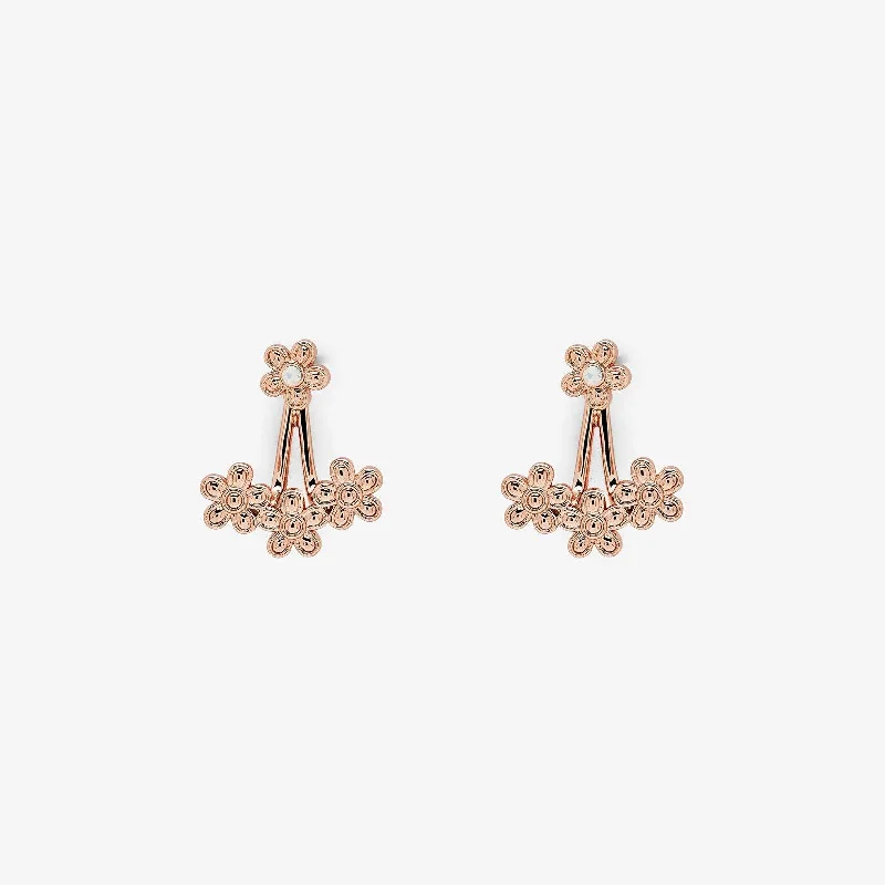 Women's Earrings – Elegant Designs for Every Personality--Opal Daisy Ear Jacket
