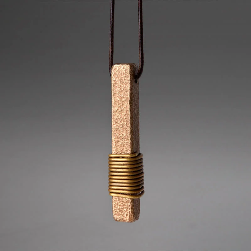 Shop Classic Women's Necklaces & Pendants with a Modern Twist-Buddha Stones Vintage Textured Design Copper Wealth Necklace Pendant Shop Classic Women's Necklaces & Pendants with a Modern Twist-Buddha Stones Vintage Textured Design Copper Wealth Necklace Pendant