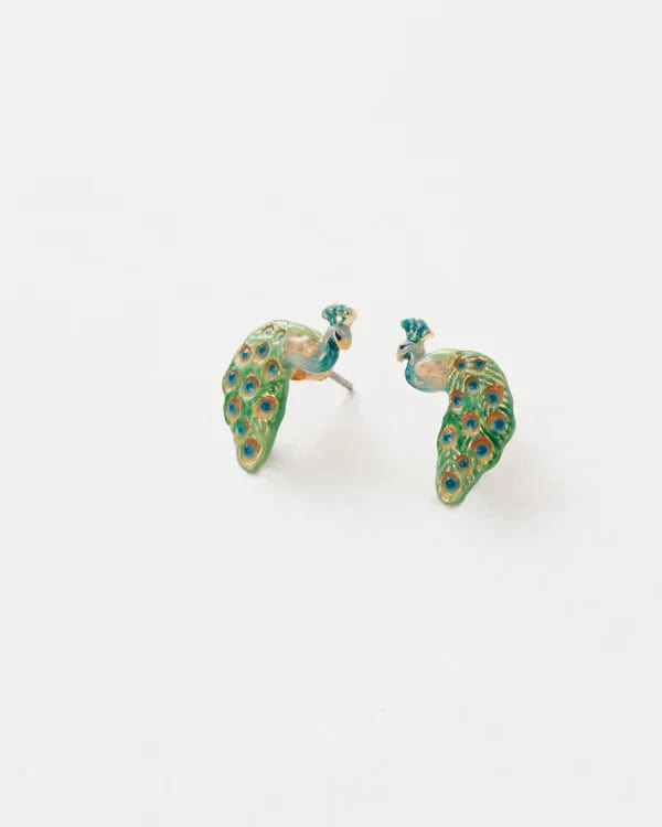 Women's Earrings – Elegant Designs for Every Personality--Enamel Peacock Earrings