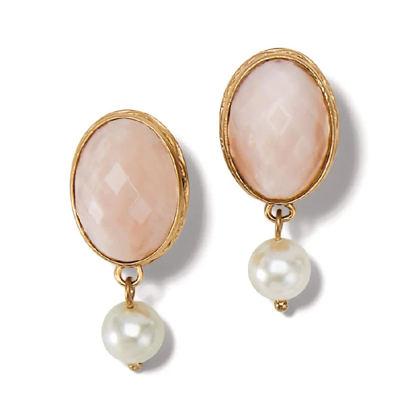 Women's Earrings – Elegant Designs for Every Personality--Pink Moon Leverback Earrings Women's Earrings – Elegant Designs for Every Personality--Pink Moon Leverback Earrings