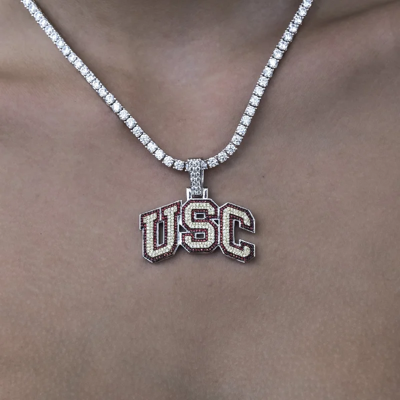Shop Classic Women's Necklaces & Pendants with a Modern Twist-USC Trojans Logo Official NCAA Pendant Shop Classic Women's Necklaces & Pendants with a Modern Twist-USC Trojans Logo Official NCAA Pendant