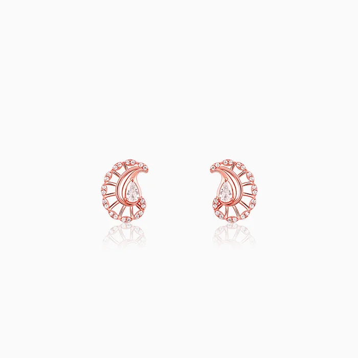 Women's Earrings – Elegant Designs for Every Personality--Rose Gold Mridul Mamidi Studs Women's Earrings – Elegant Designs for Every Personality--Rose Gold Mridul Mamidi Studs