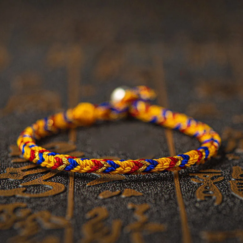 Elegant Beaded Bracelets for Men-Buddha Stones "May you be good fortune and success" Lucky Multicolored Bracelet Elegant Beaded Bracelets for Men-Buddha Stones "May you be good fortune and success" Lucky Multicolored Bracelet