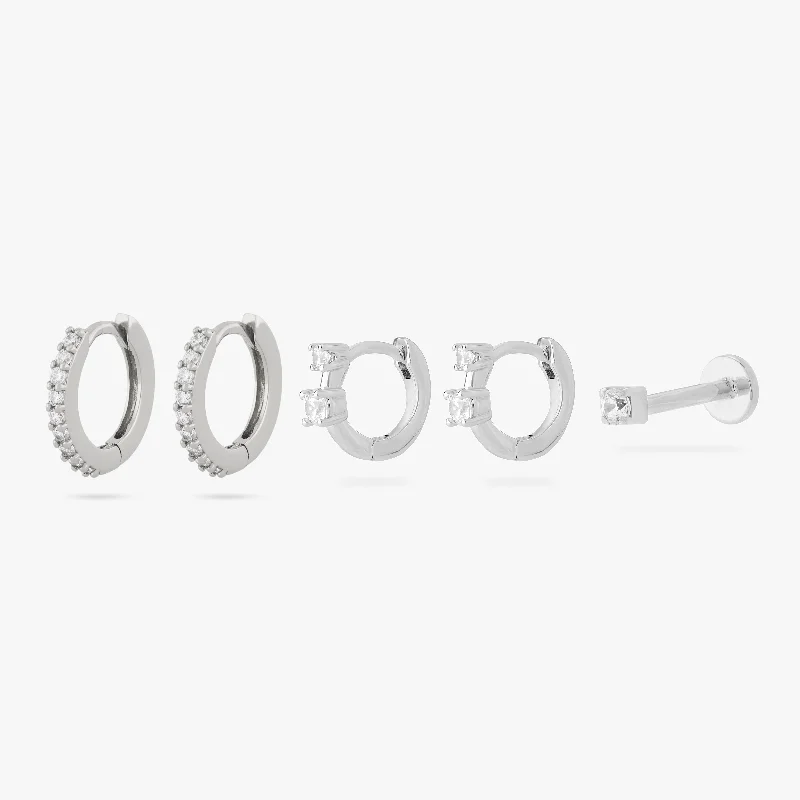 Silver/Clear