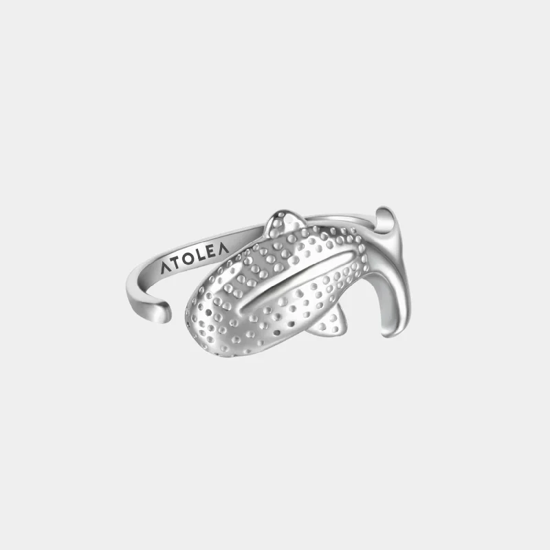 Chic Women's Rings for Fashion-Forward Looks-Whale Shark Ring