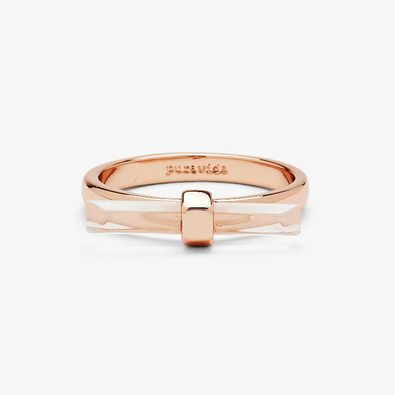 Chic Women's Rings for Fashion-Forward Looks-Luna Quartz Ring