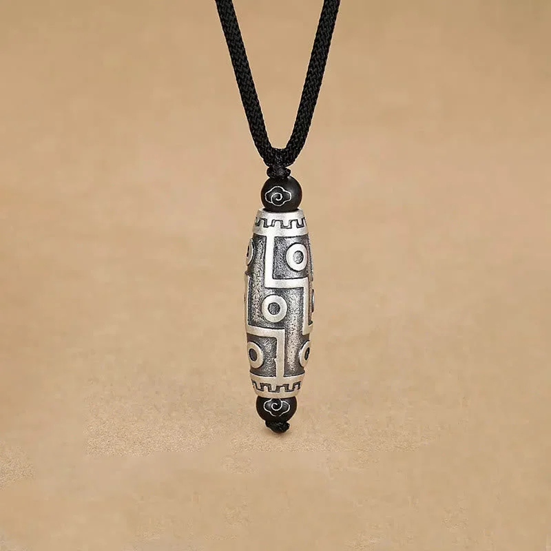 Shop Classic Women's Necklaces & Pendants with a Modern Twist-Buddha Stones Tibet Nine-Eye Dzi Bead Pattern Copper Auspicious Clouds Wealth Necklace Pendant Shop Classic Women's Necklaces & Pendants with a Modern Twist-Buddha Stones Tibet Nine-Eye Dzi Bead Pattern Copper Auspicious Clouds Wealth Necklace Pendant