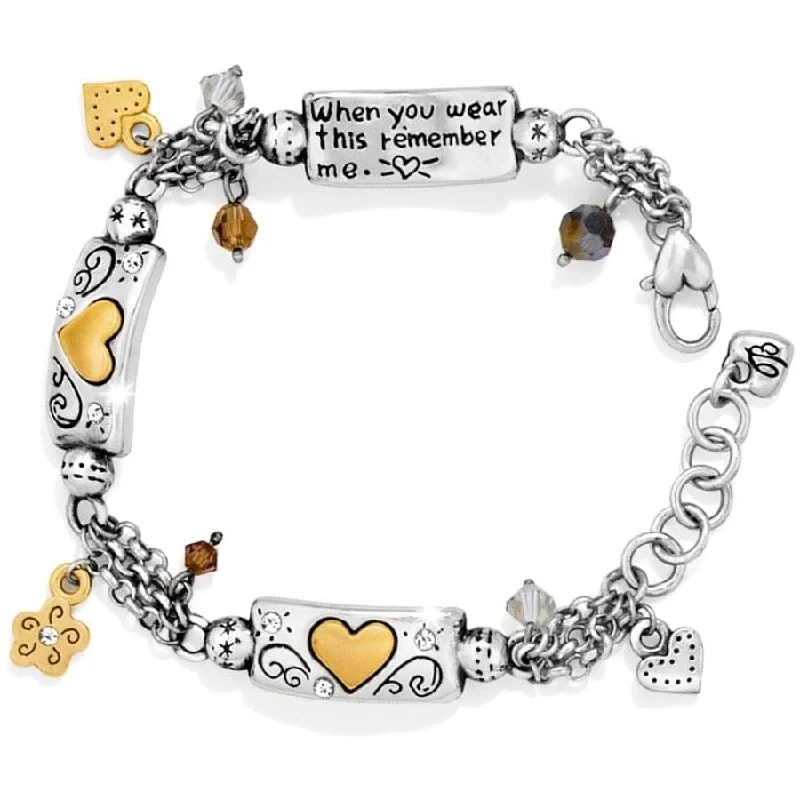Stylish Thin Bangles for Women-Remember Your Heart Bracelet