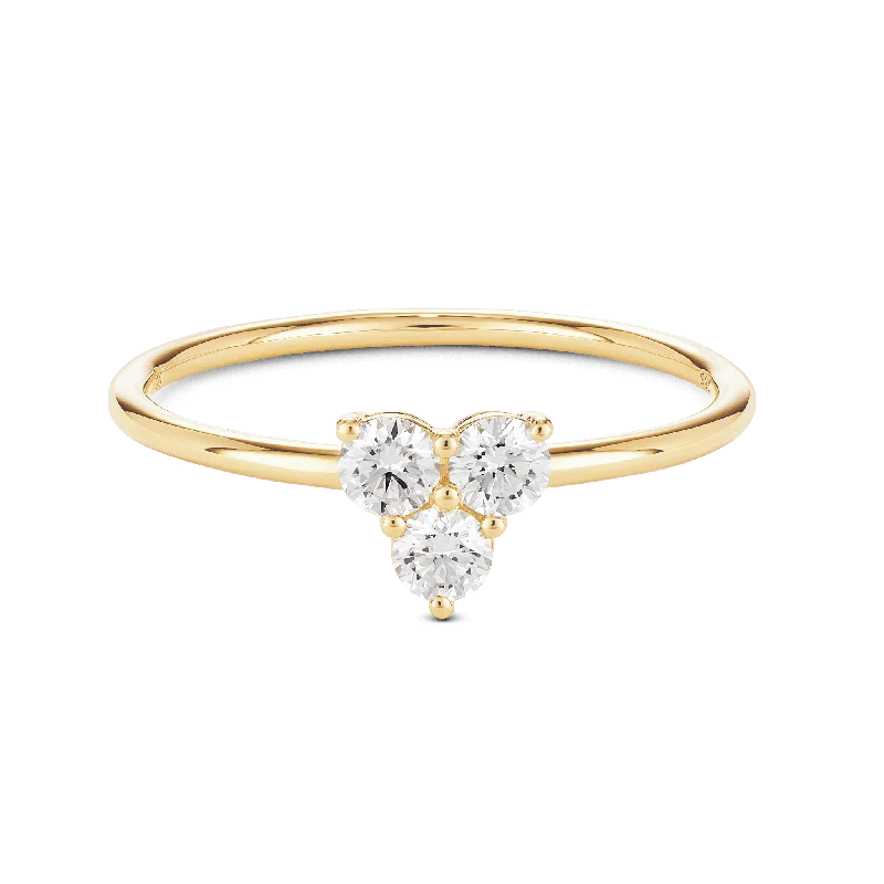 Chic Women's Rings for Fashion-Forward Looks-The Mini Trio Ring